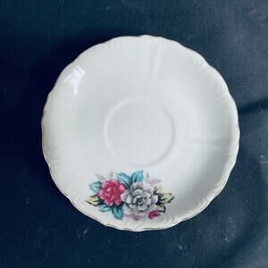 Porcelain Roses Bouquet Replacement Saucer